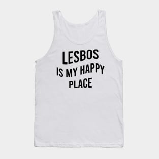 Lesbos is my happy place Tank Top